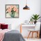 Stupell Industries Pink Roses in Green Vase Floating Frame, design by Gina Kelly